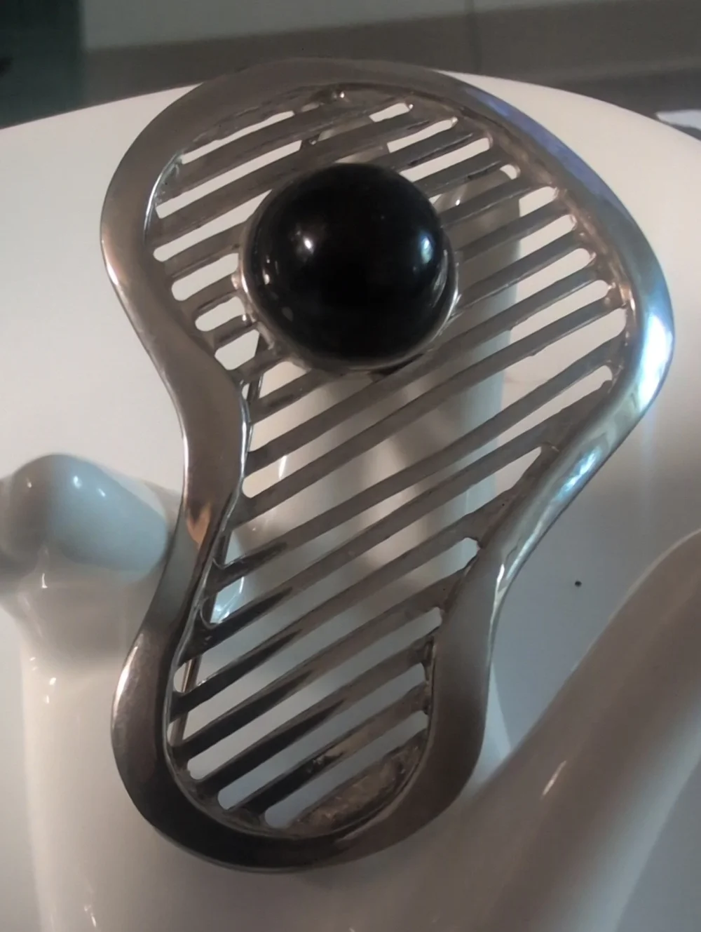 Carol Dauplaise sleek silver